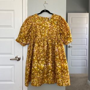 Target Kika Vargas XL yellow mum dress